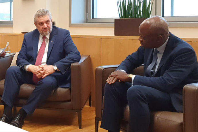 Min. J. K. Ardanowski i Prezydent IFAD Gilbert F. Houngbo